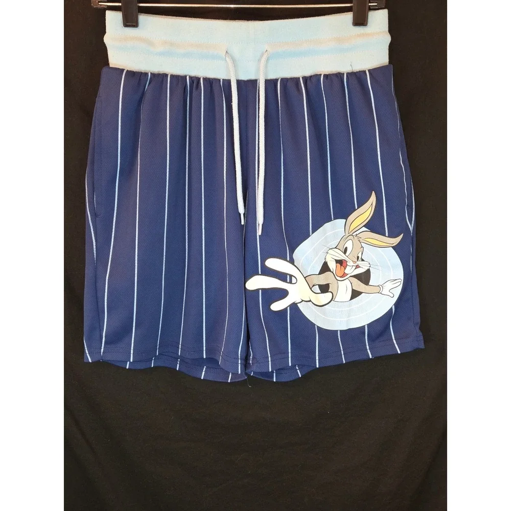 Looney Tunes Bugs Bunny Baseball Jersey Shorts 2 Piece Set‎ Men small